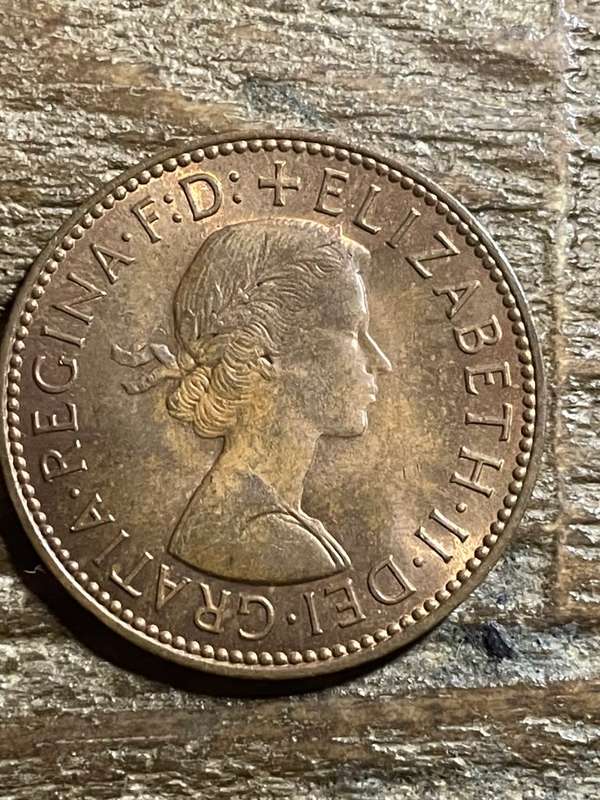 1967 *** British 1/2 Penny *** a/unc