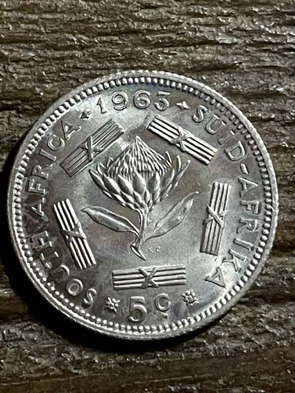 1963 *** 5c *** at worst a/unc