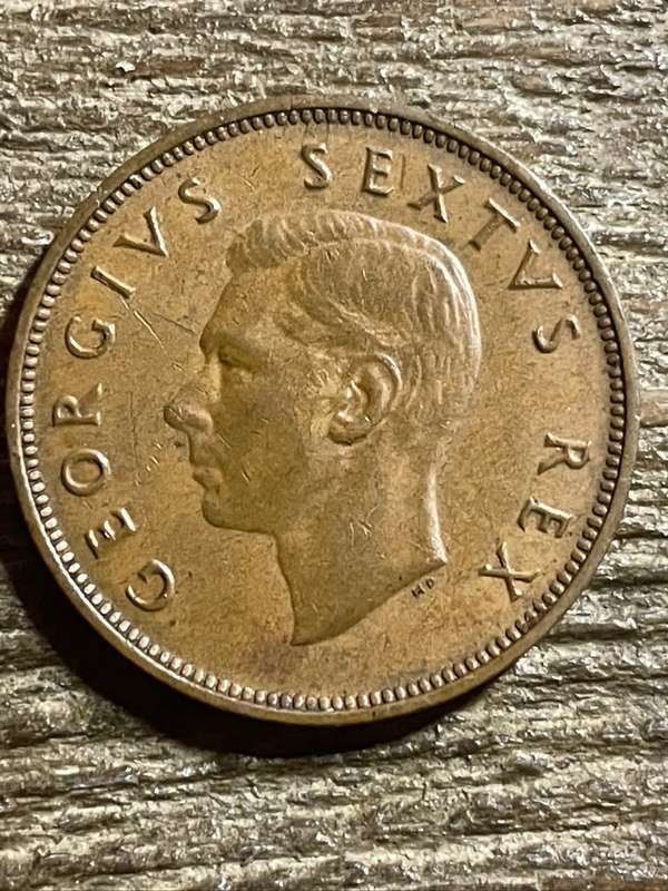 1952 *** 1/2 Penny *** a/unc under R40