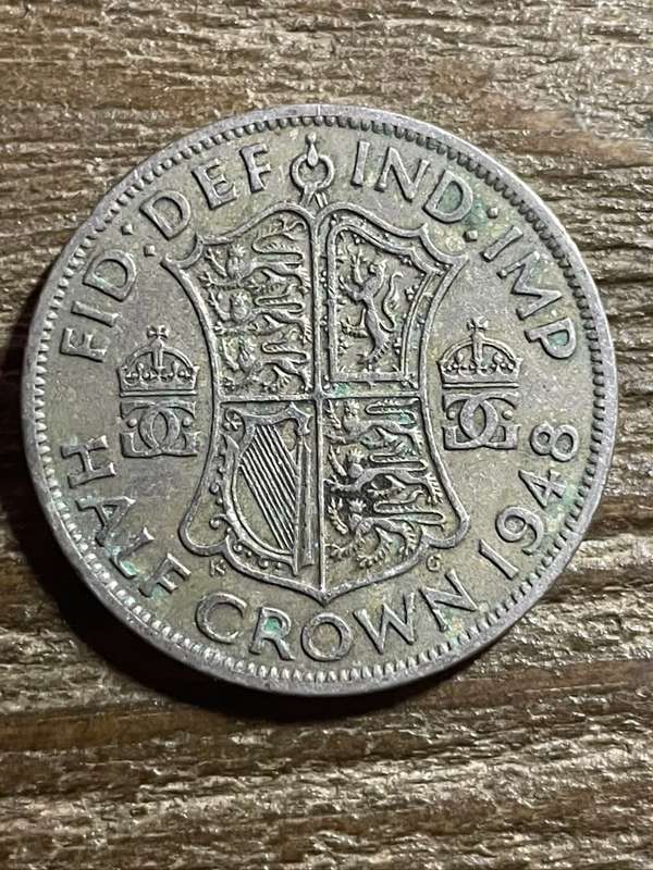 1948 *** British 2 1/2 Shilling  *** vf condition