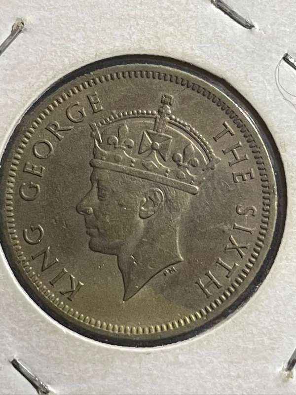 1950 *** Rhodesia Shilling *** au, great details