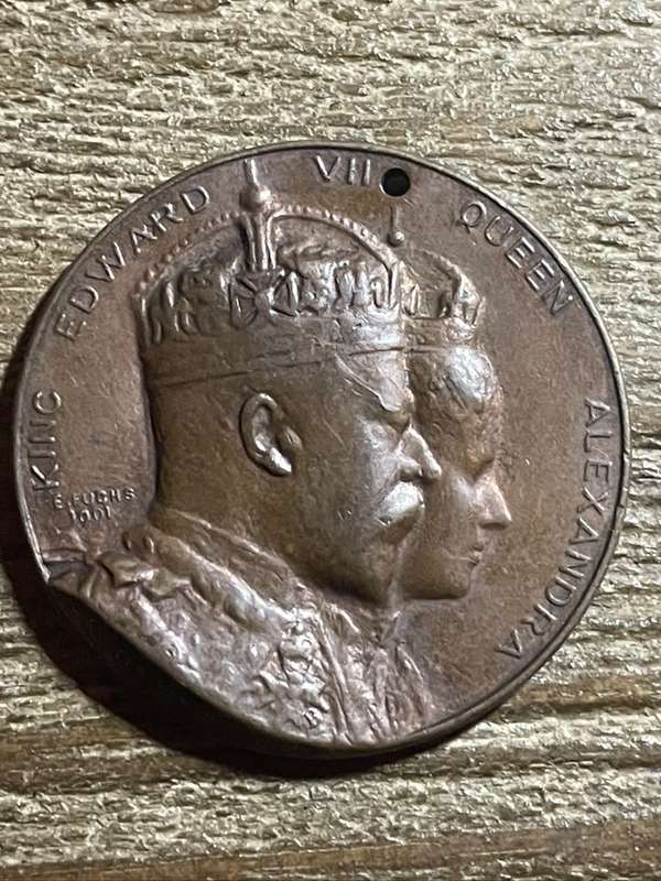 1902 *** Newcastle Coronation *** 3d medal unc?