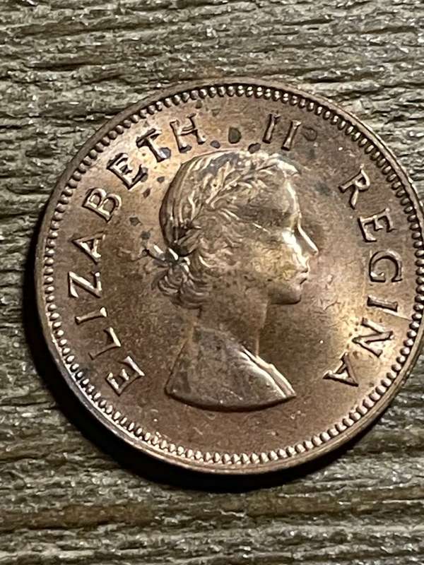 1955 1/2 Penny Coin