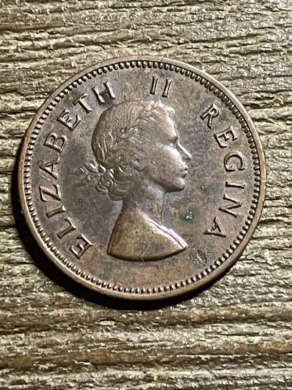 1959 *** 1/2 Penny *** a/unc under R40