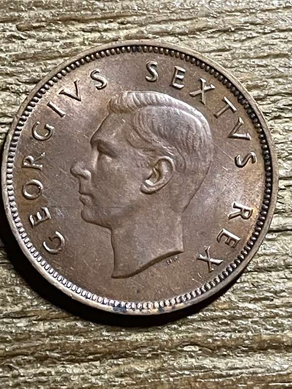 1950 *** 1/2 Penny *** great coin au+