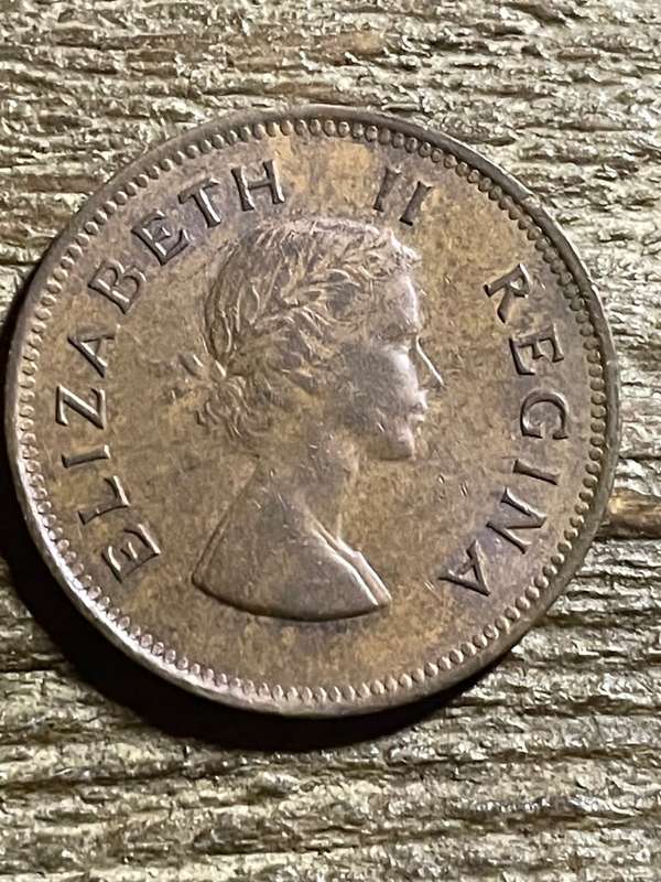 1956 *** 1/2 Penny *** Unc dealer stock