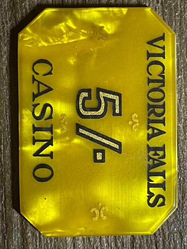 Victoria Falls Casino  *** Roulette token *** How many are around?
