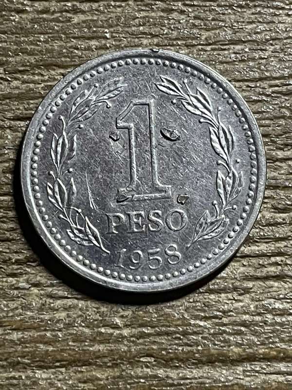 1958 *** Argentina *** 1 peso