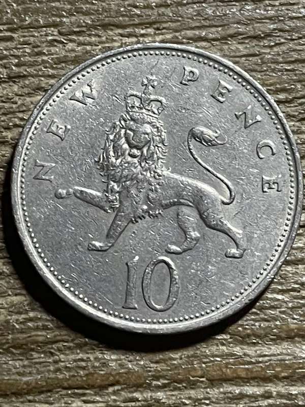 1968 *** British 10 pence ***