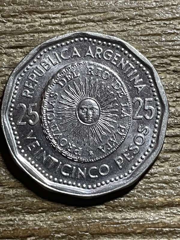 1965 *** Argentina *** 25 pesos