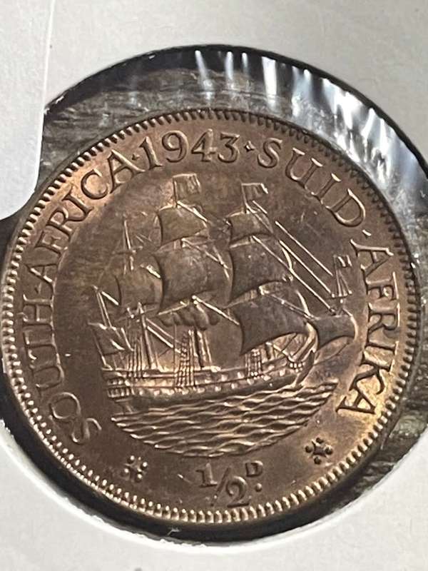 1943 *** 1/2 Penny *** Uncirculated