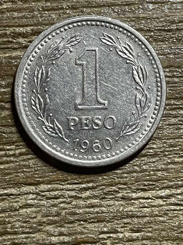 1960 *** Argentina 1 peso ***
