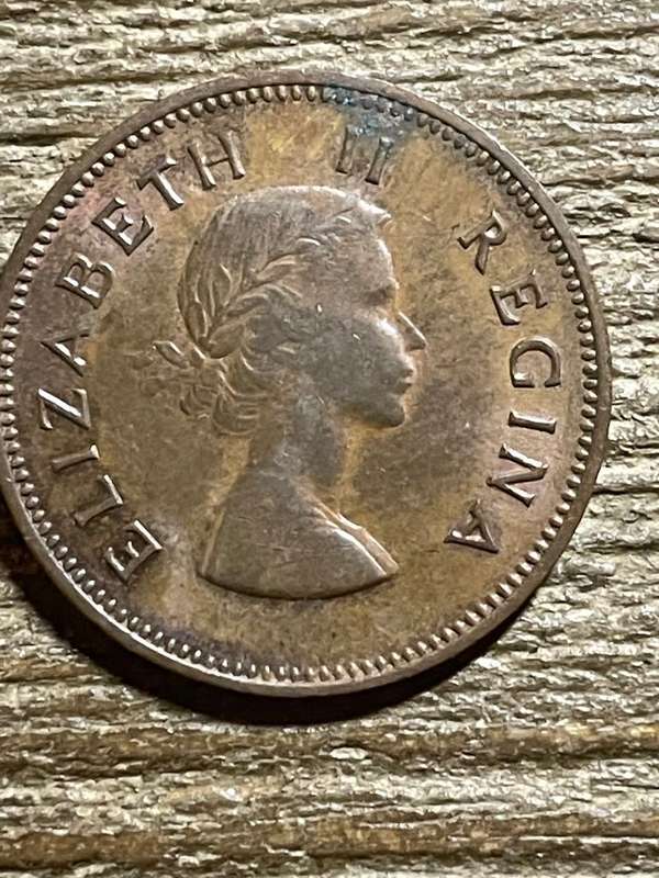 1958 *** 1/2 Penny *** vf condition