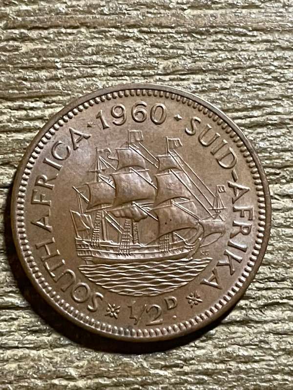 1960 *** 1/2 Penny *** vf condition