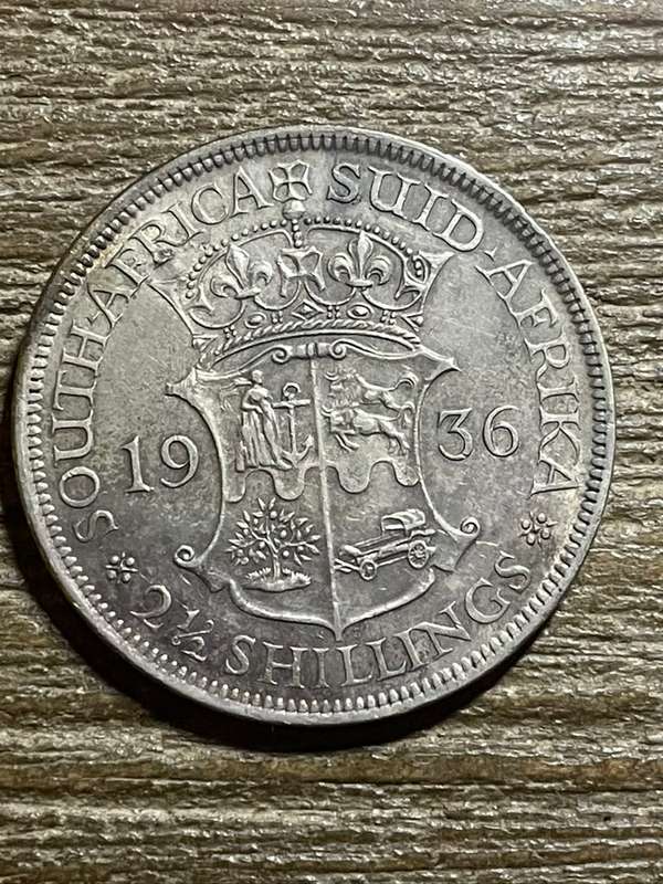1936 *** 2 1/2 Shilling  *** au condition