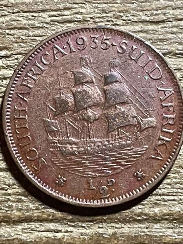 1935 *** 1/2 Penny *** vf condition