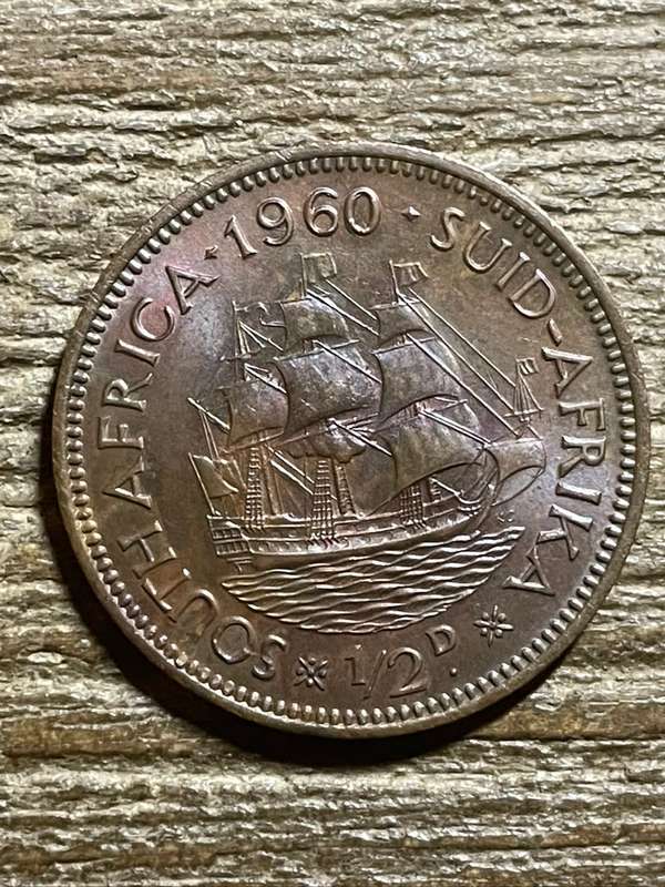 1960 *** 1/2 Penny *** unc