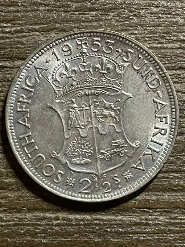 1953 *** 2 1/2 Shilling  *** uncirculated condition