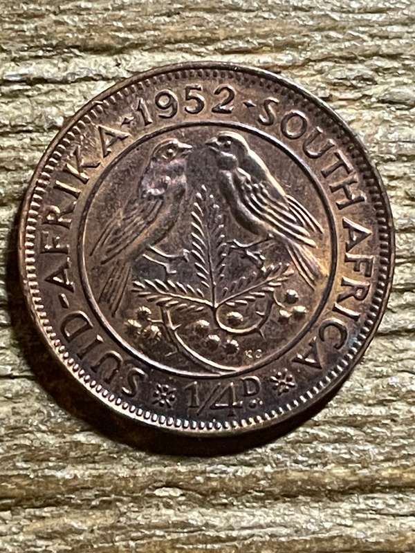 1952 *** 1/4P *** au to unc