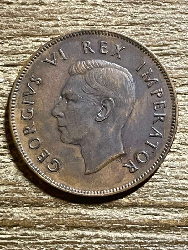 1943 *** Penny *** interesting toning