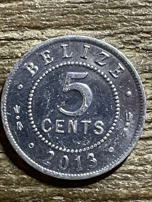 2013 *** Beliza 5c *** Aluminium coin