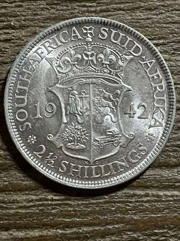 1942 *** 2 1/2 Shilling  *** a/unc