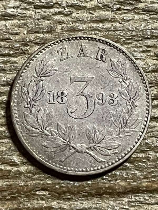 1893 *** 3P *** difficult coin to find in good condition