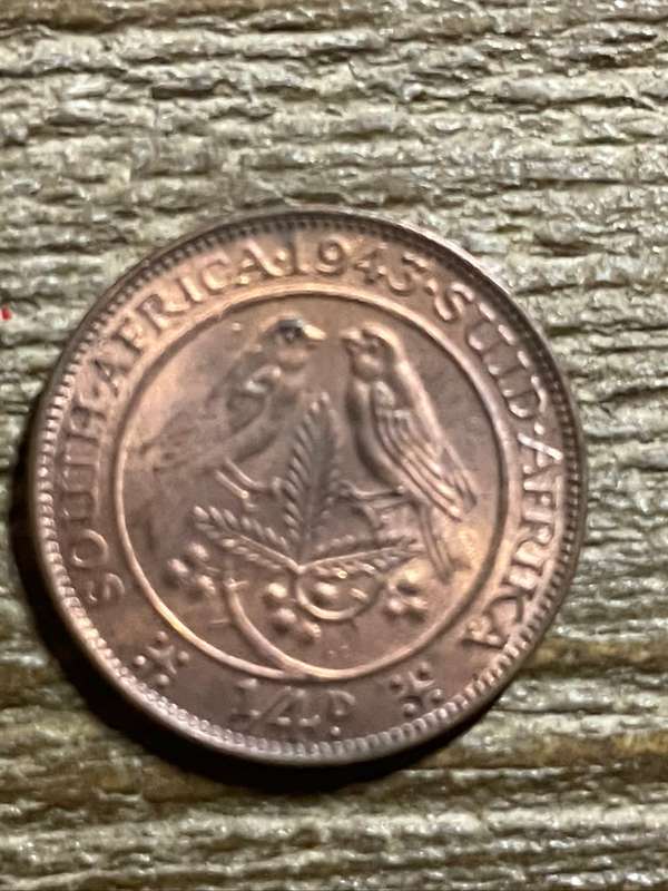 1943 *** 1/4P *** unc, sorry bad picture coin is better