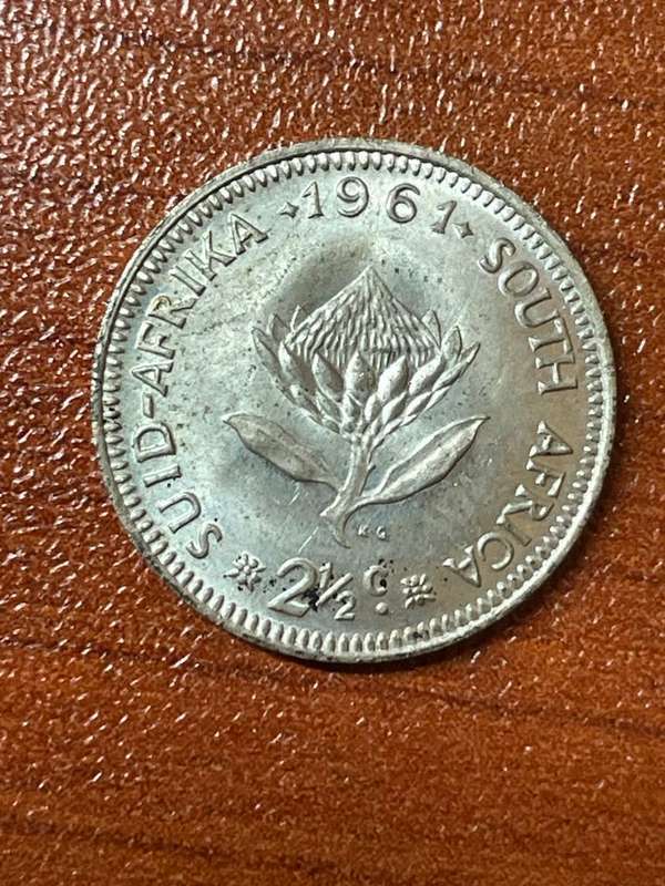 1961 *** 2.5c  *** Uncirculated condition