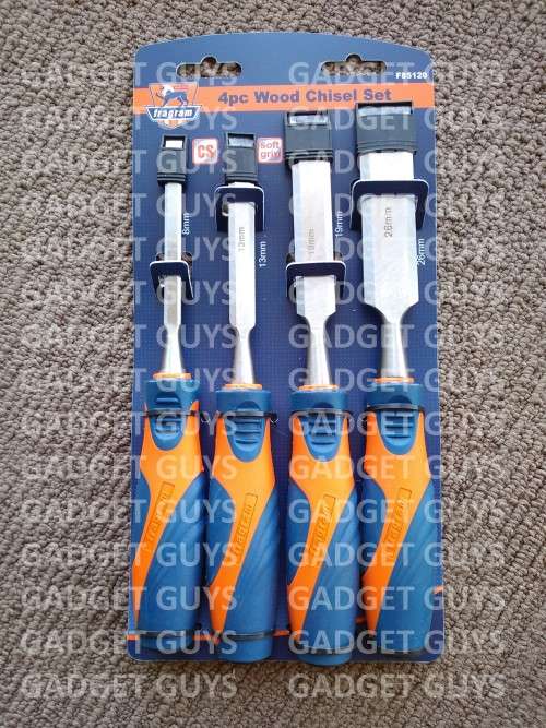 FRAGRAM 4 PIECE WOOD CHISEL SET - IN STOCK