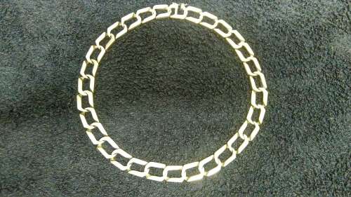 BEAUTIFUL EXTRA LARGE CUSTOM MADE 925 STERLING SILVER NECKLACE/CHAIN