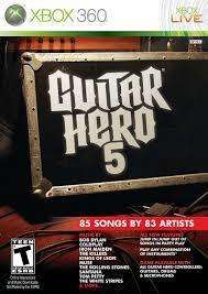 GUITAR HERO 5 XBOX 360 -STANDALONE- GAME