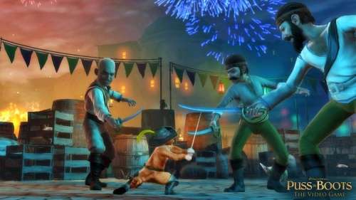 PUSS IN BOOTS XBOX 360 GAME - REQUIRES KINECT!