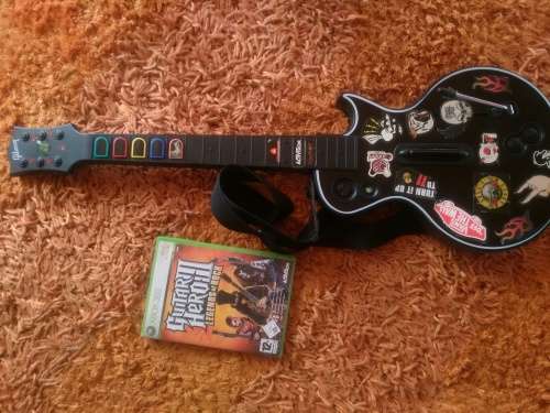 GUITAR HERO III GUITAR + GAME BUNDLE FOR XBOX 360 CONSOLES