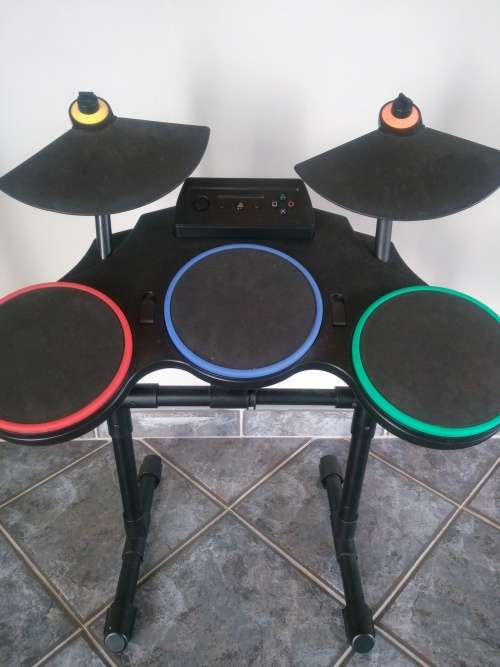 GUITAR HERO WORLD TOUR STANDALONE DRUM SET/KIT FOR PS3 CONSOLES-NO FOOT PEDAL!