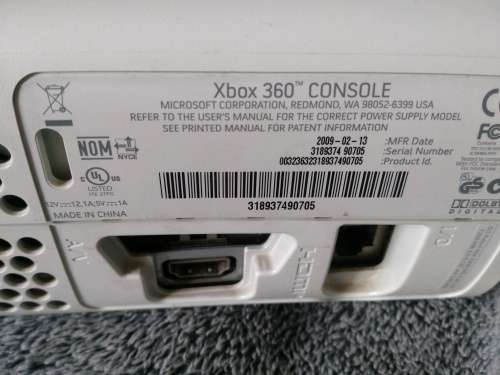 XBOX 360 CONSOLE ONLY