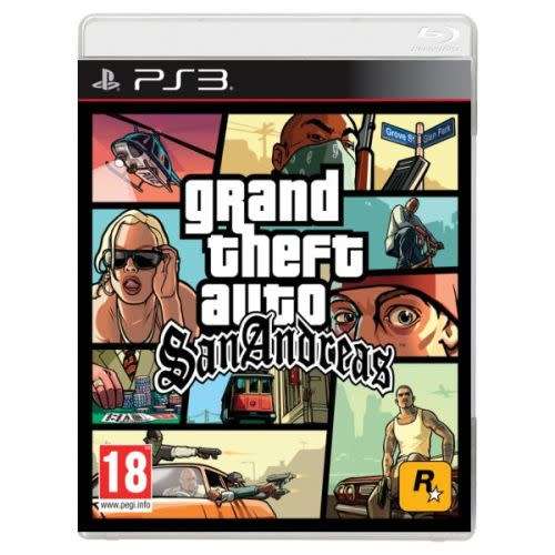 GRAND THEFT AUTO/GTA SAN ANDREAS PS3 GAME