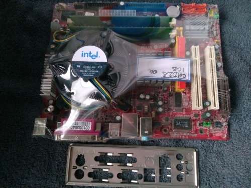 MSI MOTHERBOARD + GENUINE INTEL CELERON D 2.8GHZ CPU+ 1 GB MEMORY BUNDLE