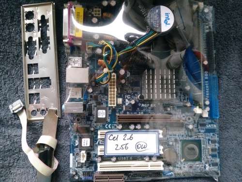 ASROCK LGA775 MOTHERBOARD + INTEL CELERON 2.6 GHZ CPU+ 256MB MEMORY BUNDLE