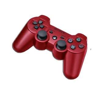 GENUINE PLAYSTATION 3 DUALSHOCK WIRELESS CONTROLLER (RED)