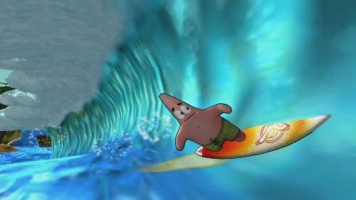 SPONGEBOB SQUAREPANTS: SURF&SKATE ROADTRIP XBOX 360 GAME - REQUIRES KINECT