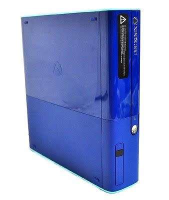 XBOX 360 E SUPER SLIM SPECIAL EDITION BLUE CONSOLE ONLY
