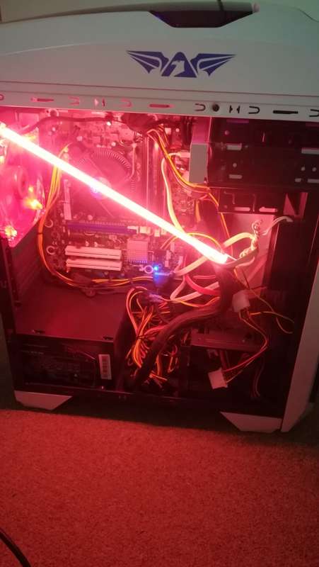 ARMAGEDDON T2Z MICROTRON TOWER CASE WITH FANS & DVD WRITER