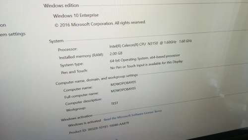 ASUS VIVO UN45H CELERON N3150 MINI NUC/PC