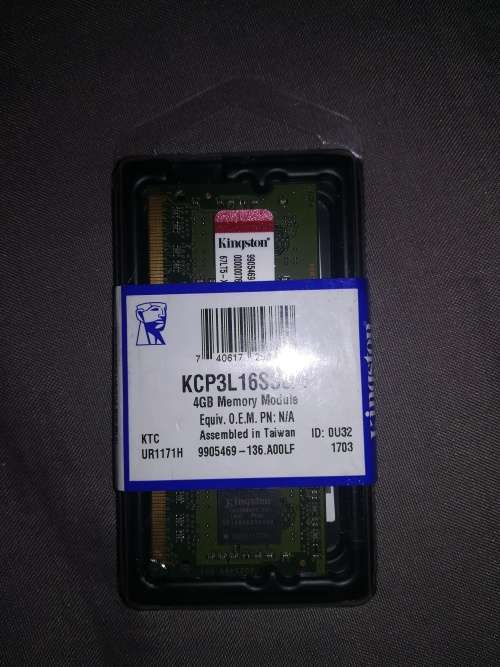 KINGSTON 4GB DDR3 MEMORY MODULE FOR LAPTOPS