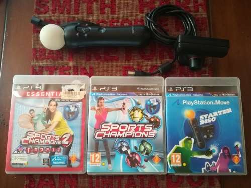 AWESOME PS3 MOVE BUNDLE: CONTROLLER+CAMERA + 3 AWESOME GAMES