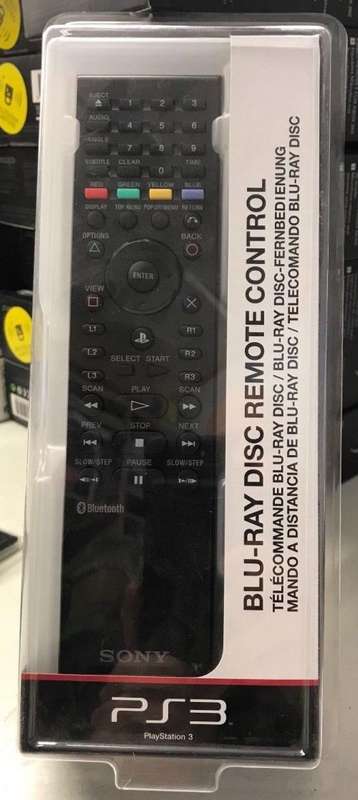 GENUINE PS3 BLUE -RAY/MEDIA REMOTE CONTROL (CECHZR1E)