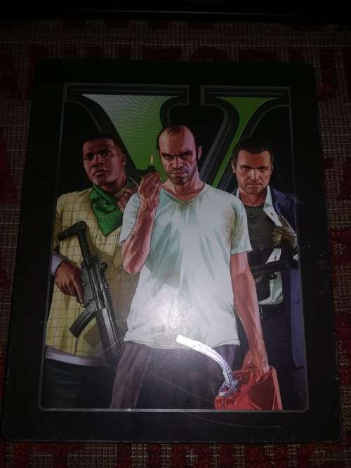 GRAND THEFT AUTO V/GTA V STEELBOOK LIMITED EDITION PS3 GAME