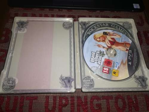 GRAND THEFT AUTO V/GTA V STEELBOOK LIMITED EDITION PS3 GAME
