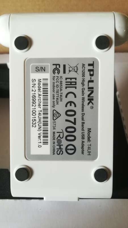 TP-LINK T4UH ARCHER AC1200 HIGH GAIN WIRELESS DUAL BAND USB ADPATER
